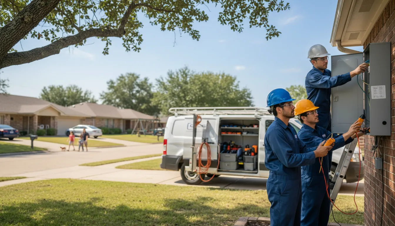 Certified electrician providing emergency electrical services in Saint Hilaire, MN
